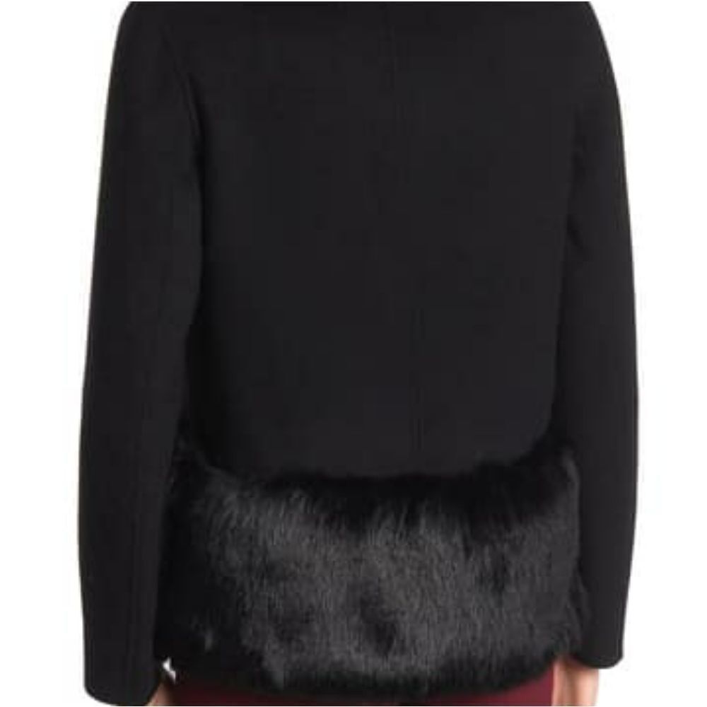 NWT RAMY BROOK ADDISON FAUX FUR HEM COAT SZ XS - Picture 5 of 5